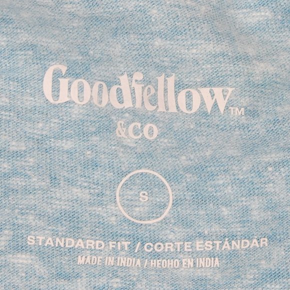 Goodfellow & Co Men's T-Shirt Blue Standard NEW - Picture 3 of 5